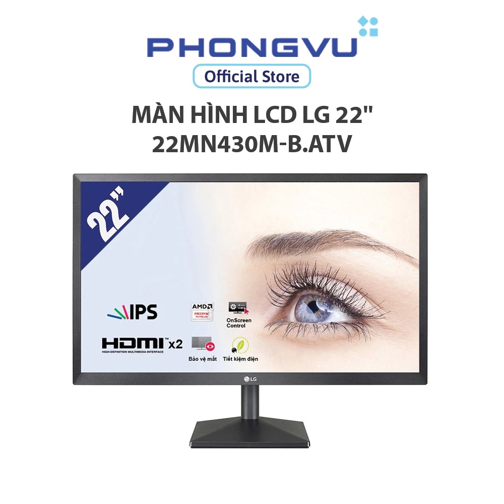 Màn hình LCD LG 22'' 22MN430M-B.ATV - Bảo hành 24 tháng