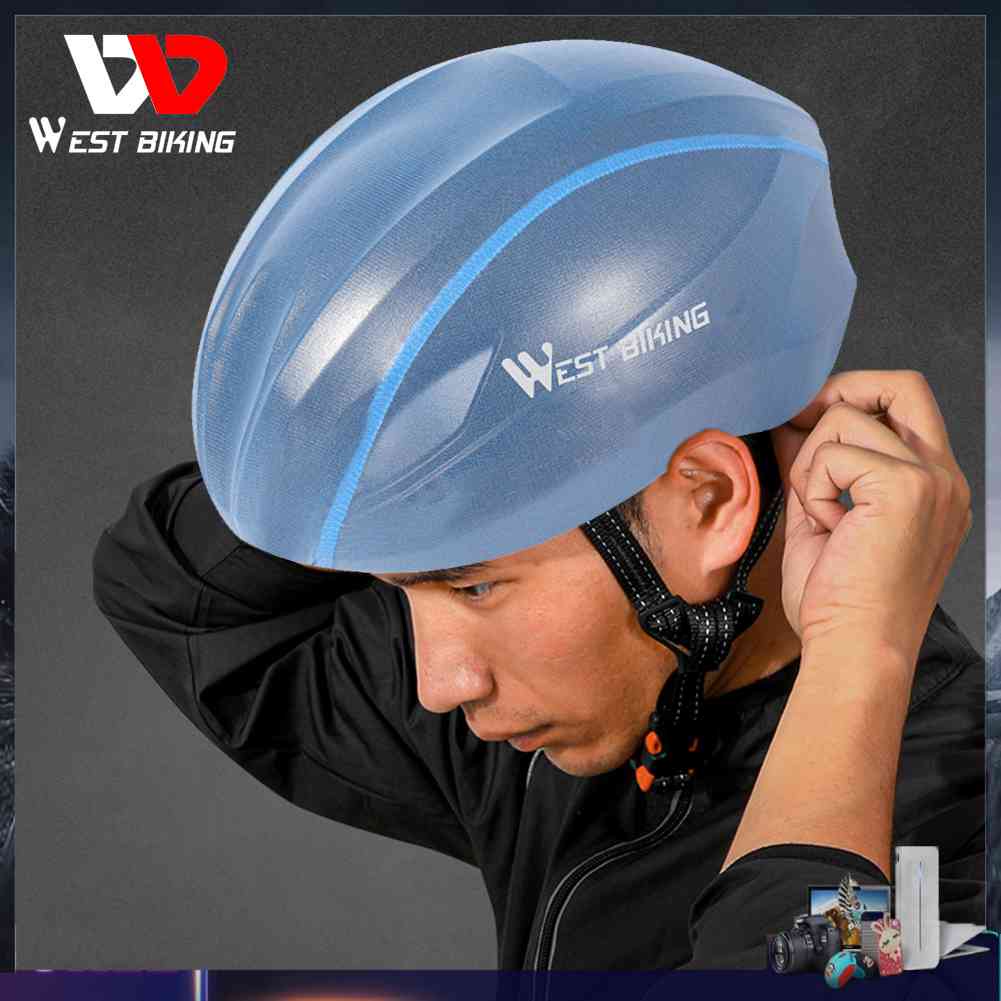 Vỏ Bọc Mũ Bảo Hiểm Chống Bụi Chống Thấm Nước Phản Quang Dành Cho Xe Đạp MTB
