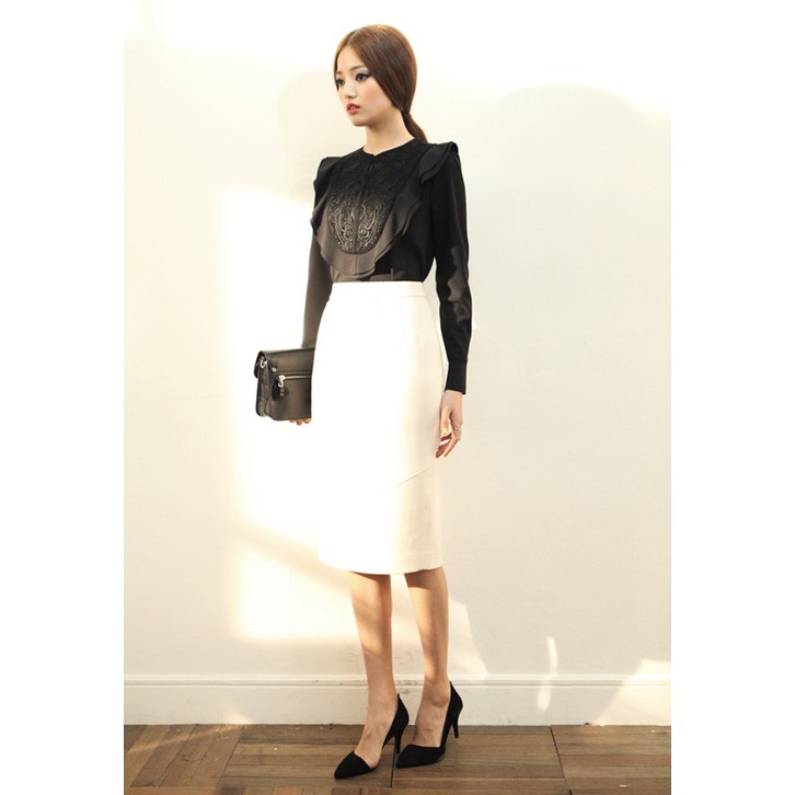 May theo số đo CV55 chân váy bút chì nhiều màu