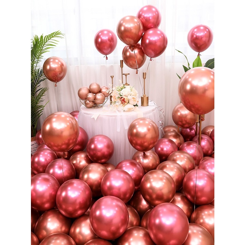 Set 5 Bong Bóng 12 Inch Màu Sắc Tươi Sáng Dùng Để Trang Trí Sân Khấu