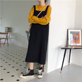 [ORDER] - Váy yếm trơn dáng suông dài 😍🤤