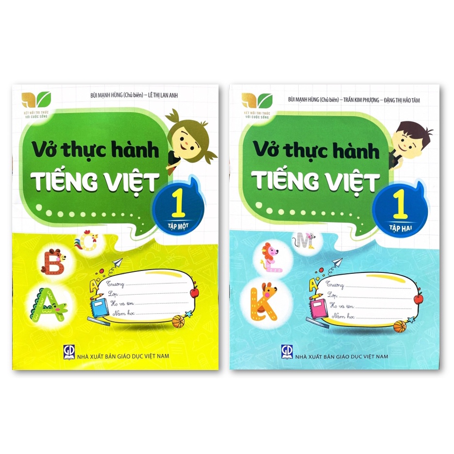 Sách - Combo Vở Thực hành Tiếng Việt 1 - Kết nối tri thức với cuộc sống (2 tập)
