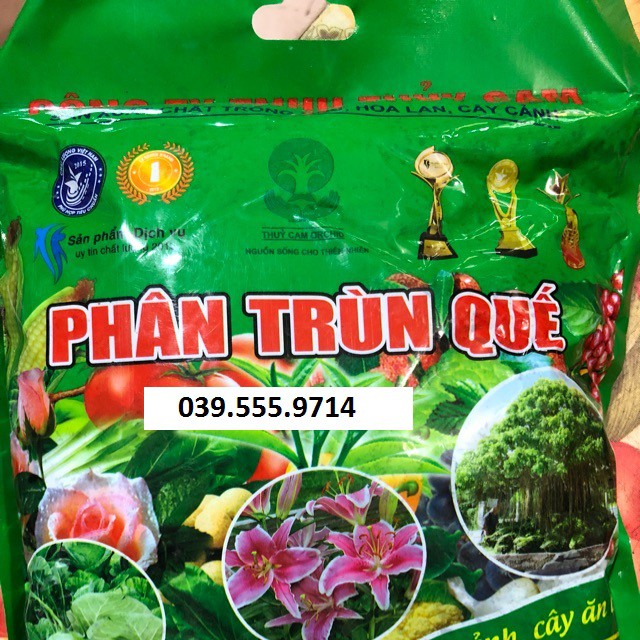 Bao 5kg Phân Trùn Quế dinh dưỡng cho cây