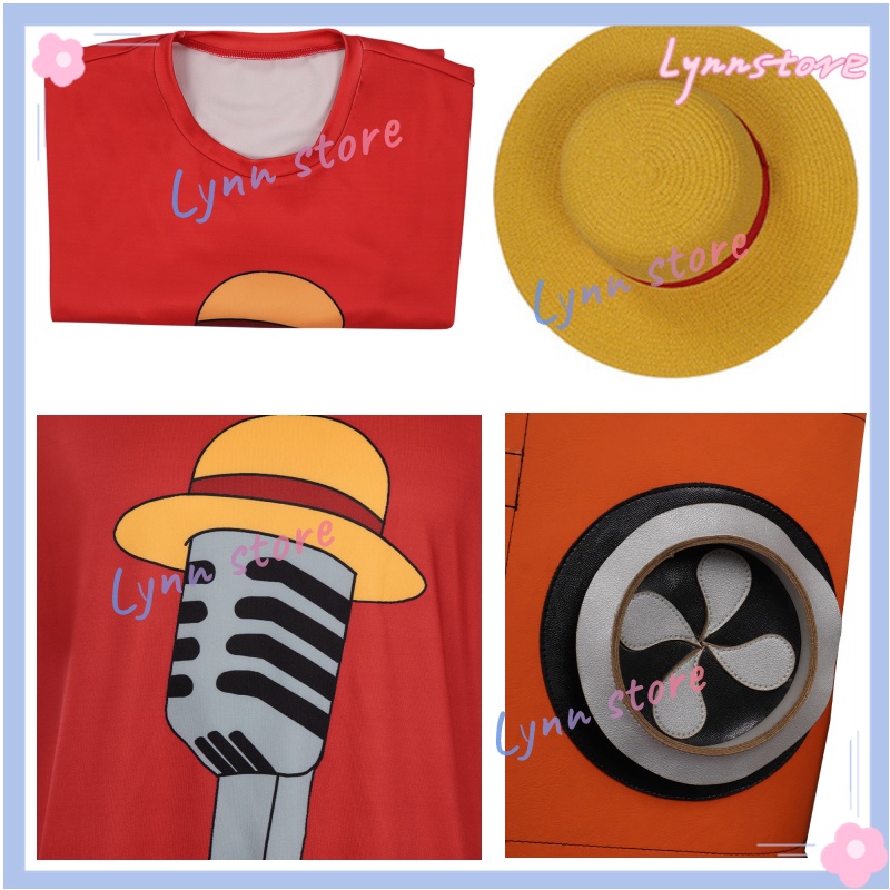 Set Đồ Hóa Trang Nhân Vật LUFFY Trong Phim Hoạt Hình ONE PIECE Độc Đáo