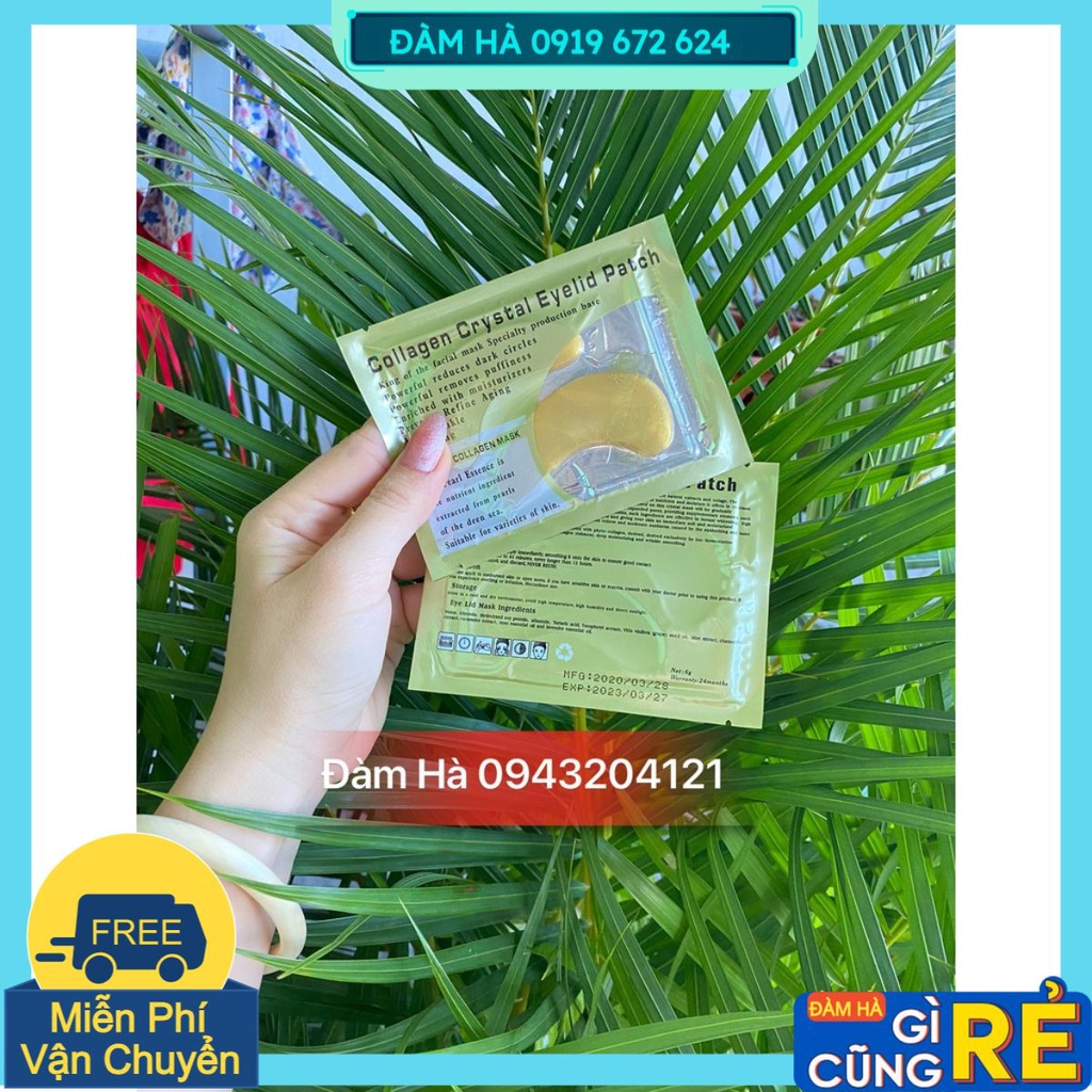 1 cặp Mặt Nạ Mắt Collagen Crystal Eyelid Patch