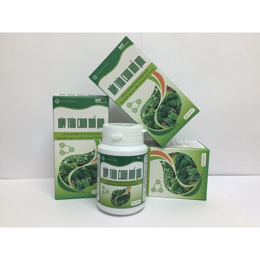 Viên uống DÂY THÌA CANH KHỔ QUA giảm tiểu đường, hạ đường huyết - 60 viên
