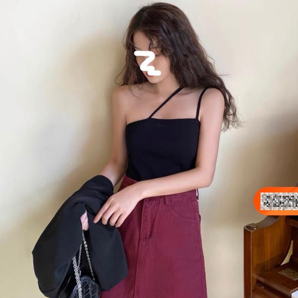 Áo Croptop Hai Dây Chéo Vai Siêu Hot