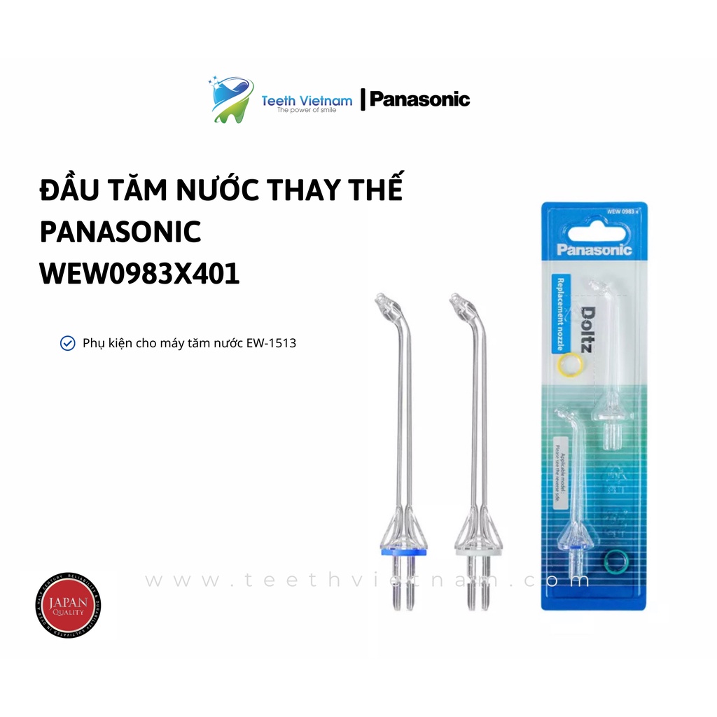 Đầu Tăm Nước Thay Thế Panasonic WEW0983X401 – Phụ kiện cho máy tăm nước EW1513