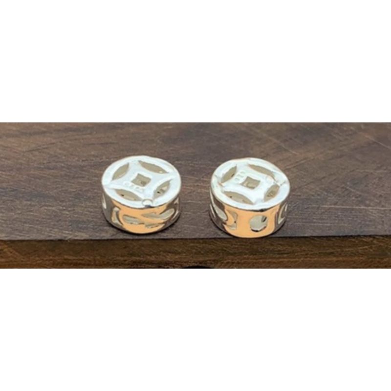 Charm mặt kim tiên 6li bạc 925 vĩnh viễn bảo hành