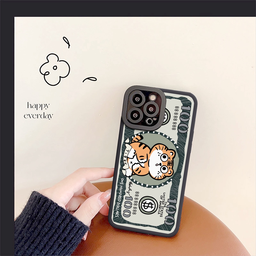 Ốp lưng iphone Hổ Dola cạnh vuông 6/6plus/6s/6splus/7/7plus/8/8plus/x/xs/11/12/13/14/pro/max/promax/plus/shin/case