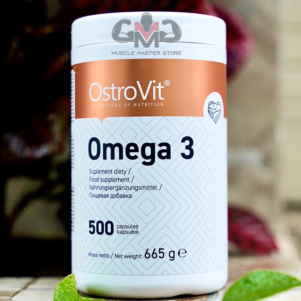 [CHÍNH HÃNG] Thực Phẩm Bổ Sung Dầu Cá Ostrovit OMEGA 3 500 Viên