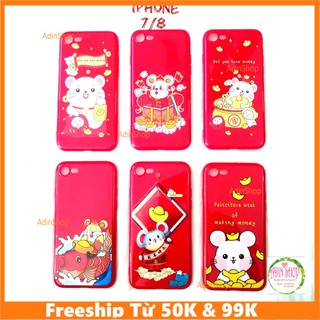 Ốp lưng tết con chuột 2020 iphone 7/8 7 plus 8 plus