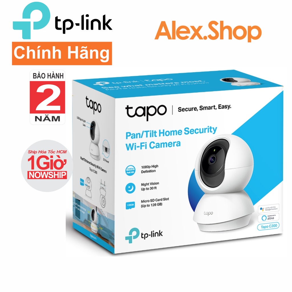 XÃ KHO  Camera TPLink Tapo C210 / C200 / C100 Thông Minh 3M 2M Quản Lí App Đàm Thoại 2 Chiều