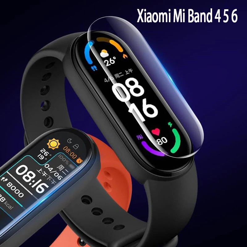 Miếng dán bảo vệ màn hình vòng đeo tay thông minh Xiaomi Mi Band 6 6 NFC 5 5 NFC