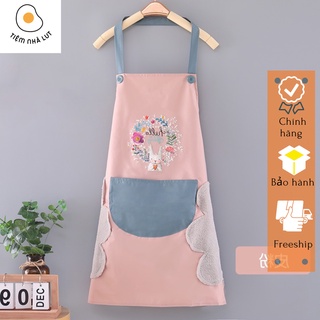 Tạp dề, tạp dề nấu ăn chống thấm nước họa tiết mới cực sang M001