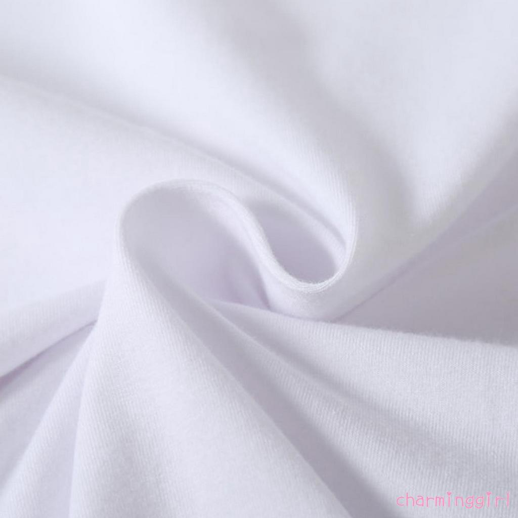 Áo Thun Crop Top Cổ Tròn Tay Ngắn In Hình Thiên Thần Cho Nữ