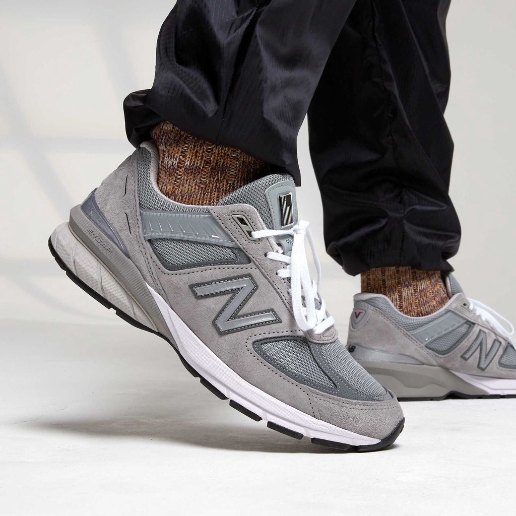 (AUTHENTIC 100%) Giày Sneaker Thể Thao Auth New Balance 990v5 M990GL5 – Grey Chính Hãng 100%