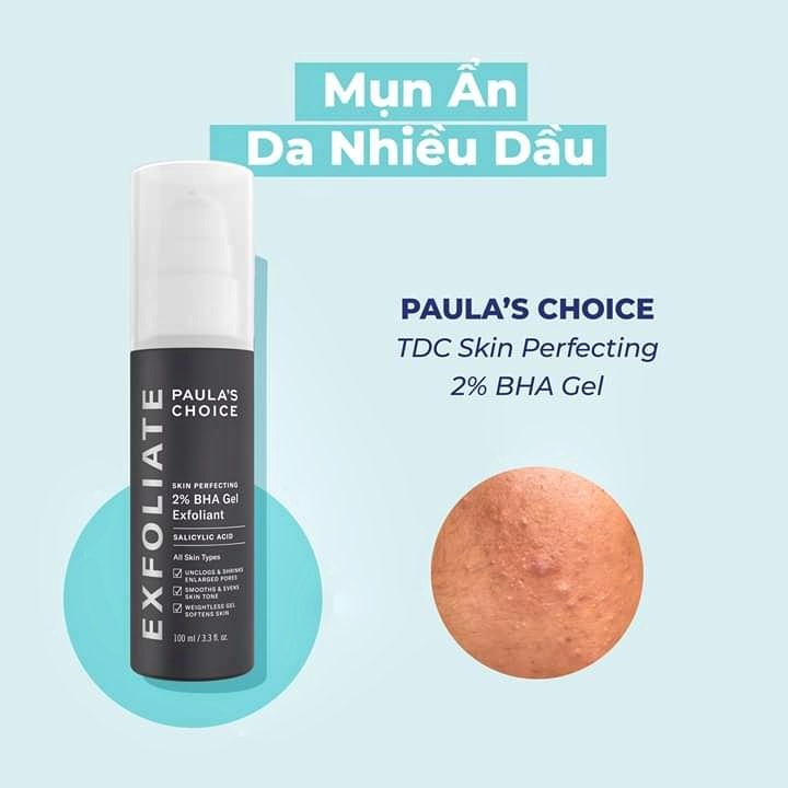 Tẩy tế bào chết BHA Paulas Choice 2%  - Paula's Choice Skin Perfecting 2%BHA Liquid