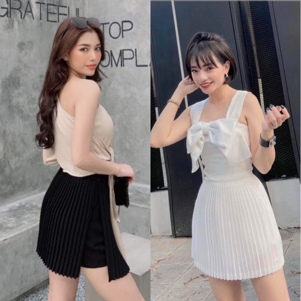 Chân váy xếp ly ngắn nhiều màu siêu xinh MSA173