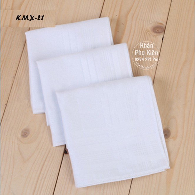 Khăn Tay Nam Trắng