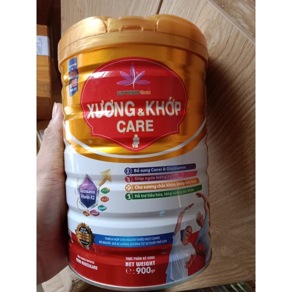Sữa xương khớp Nutrikidgold Care 900g giải pháp dinh dưỡng cho xương và khớp - NGỪA TIỂU ĐƯỜNG, TIM MẠCH
