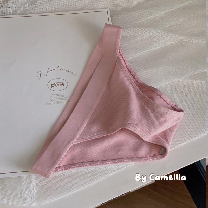 Quần Lót Cotton Dáng Basic - Quần Cotton Màu Nữ Tính