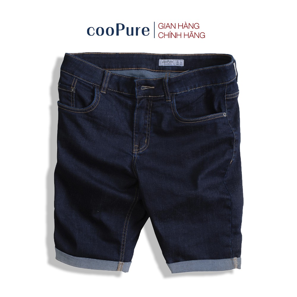 Quần short jean cooPure chất vải jean xước dọc extra spandex, thiết kế khỏe khoắn NO.1406 (7 màu)