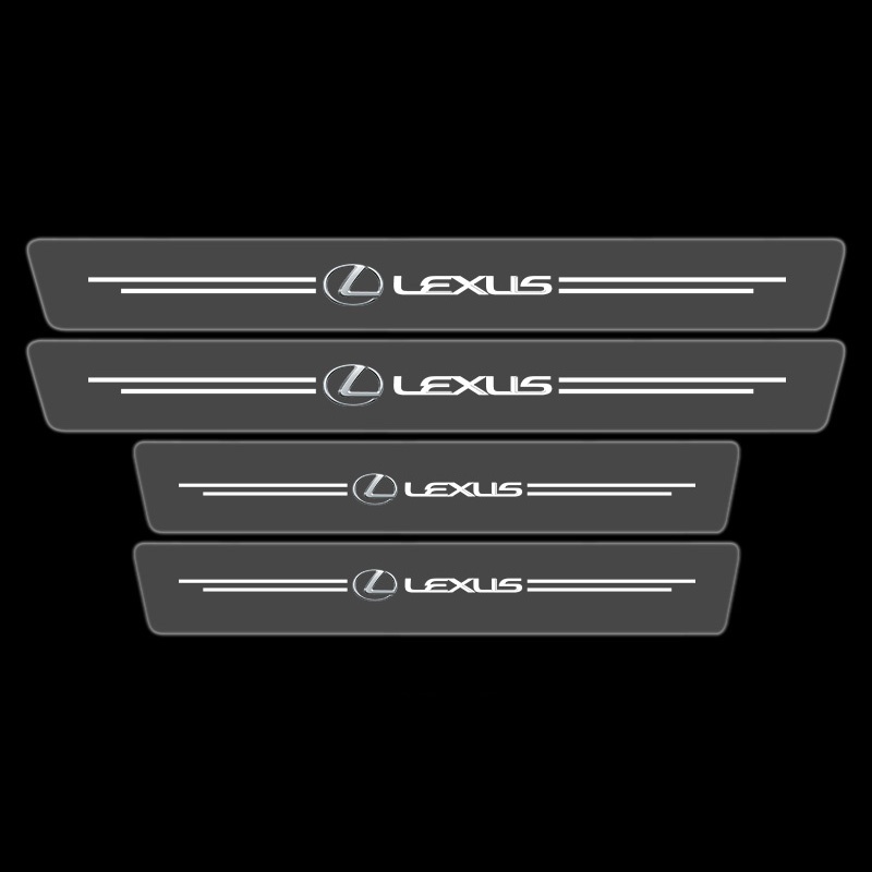 Miếng dán bảo vệ bàn đạp cửa xe hơi Lexus NX200T RX350 RX200T IS250 trong suốt