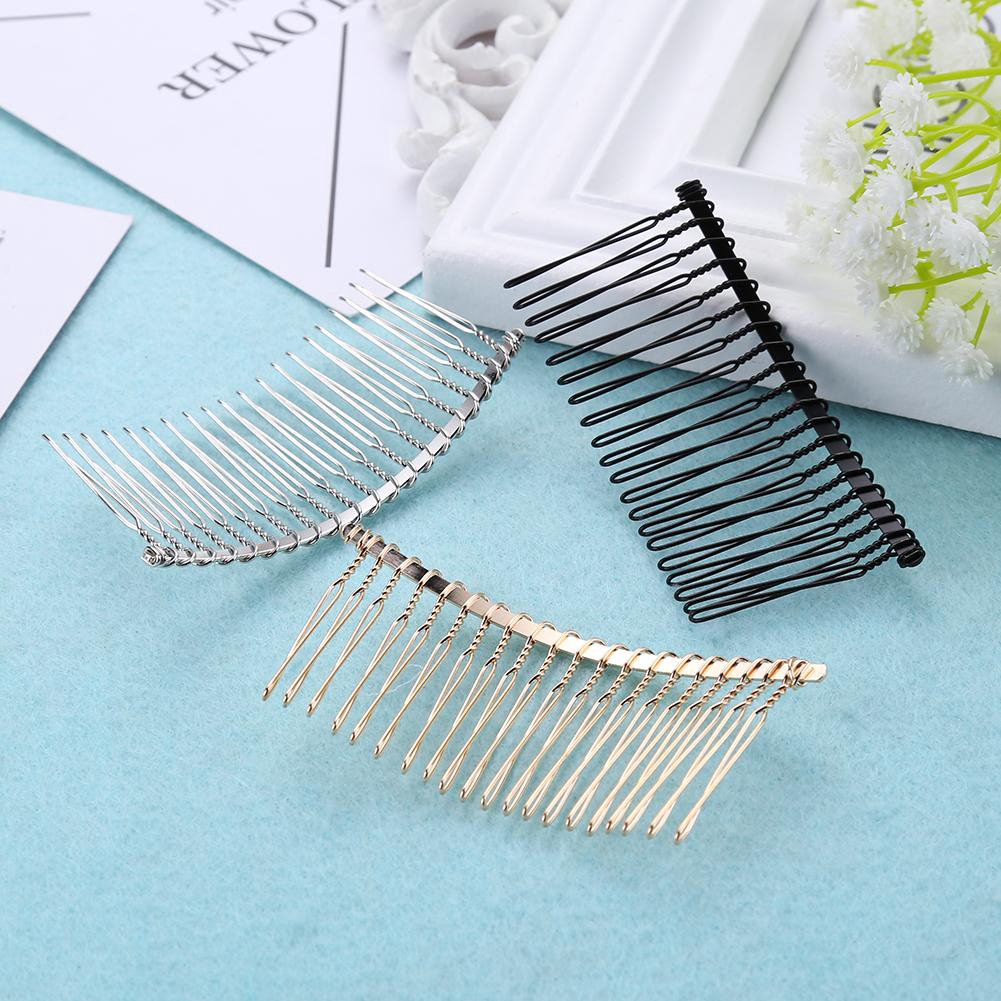 5pcs Fork Comb Fine Tooth Wedding Decoration Bride Hair Jewelry Accessory