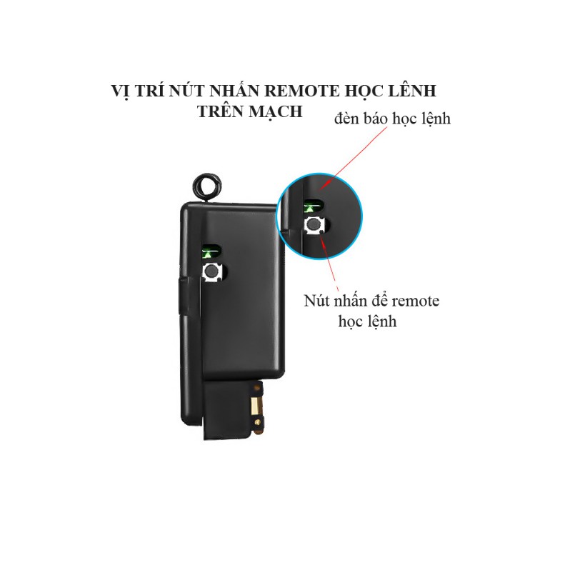 Công tắc điều khiển từ xa 100m/30A/220V bật tắt bơm nước, máy rửa xe, rơ le điều khiển từ xa,sóng xuyên tường,có họclệnh