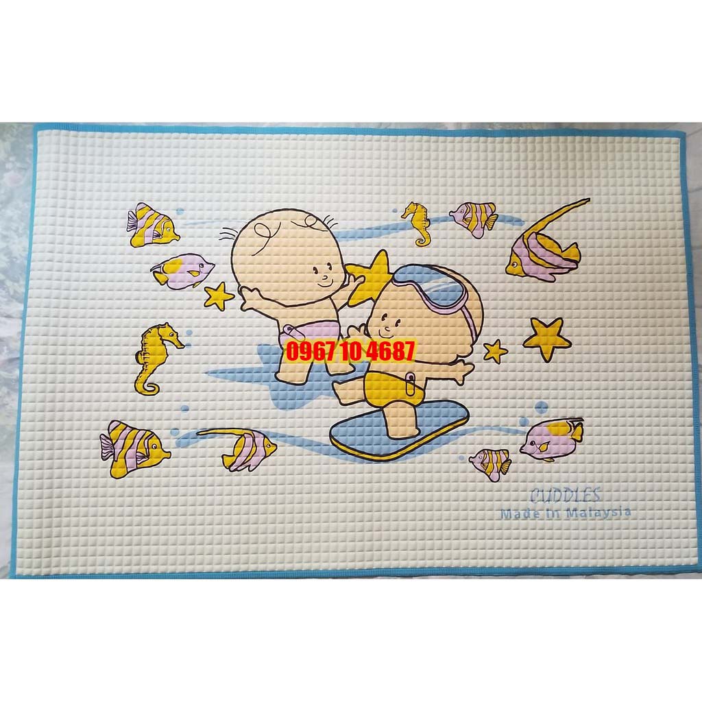 NỆM CAO SU THOÁNG MÁT CHO BÉ NHẬP KHẨU MALAYSIA