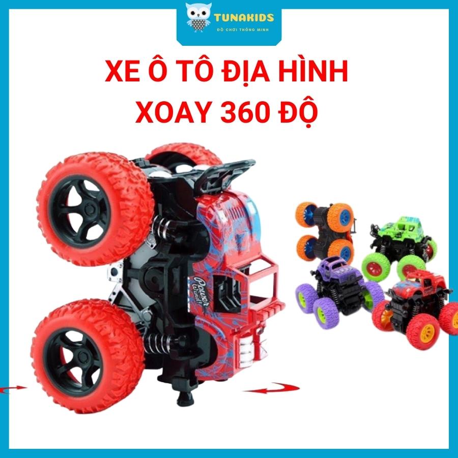 Đồ chơi ô tô, Đồ chơi bé trai xe địa hình 4 màu cao cấp cho bé thỏa sức sáng tạo Tunakids