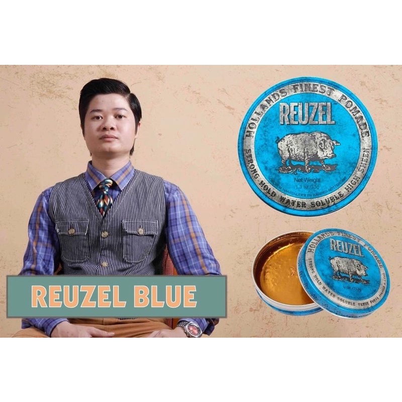 Sáp Pomade Reuzel Blue (lợn xanh dương) NTGiaolac