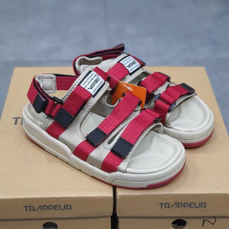 Giày Sandal Vento nữ nam, Sandal Vento đỏ SD-1001 3 quai các màu đủ size