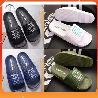 Dép đúc nam Lacoste Paris Cá Sấu Thời Trang Giá Rẻ hàng xuất dư.