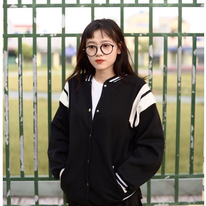 Áo khoác nỉ bomber nam nữ