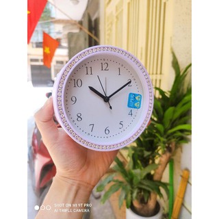 Đồng hồ báo thức King Time đính đá - US003