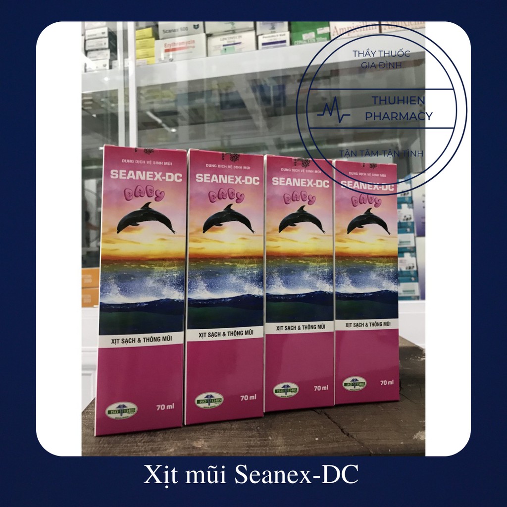 Xịt rửa mũi nước biển sâu Seanex-DC xịt sạch & thông mũi