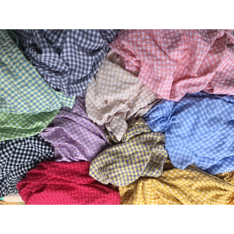 Vải caro thô đũi có sẵn