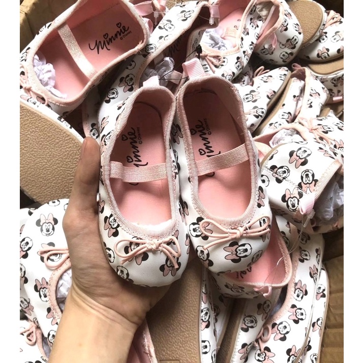 Giày Slipon HM Micky Minne dư xịn bé gái