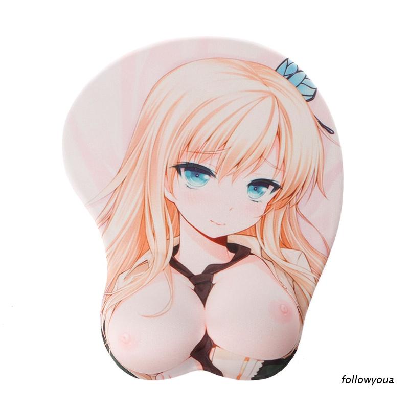 Miếng lót chuột bằng silicon hình hoạt hình anime 3D | BigBuy360 - bigbuy360.vn