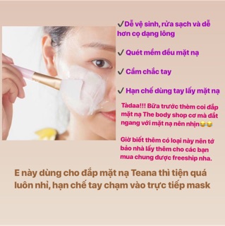 [Combo 2 cái] Cọ silicon quét đắp mặt nạ