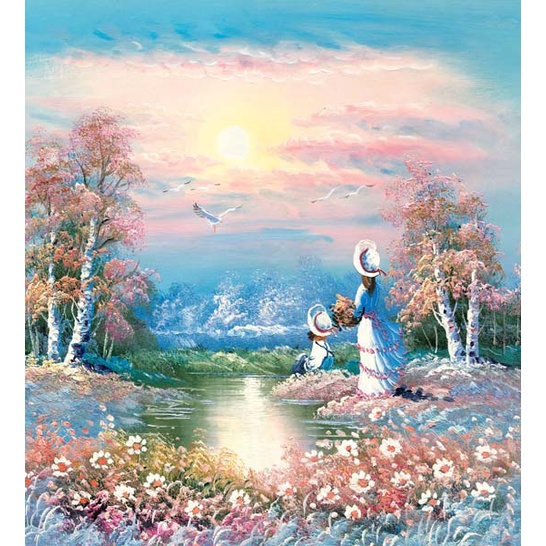 Tranh dán tường vải lụa 3D giành cho Trà chanh in theo kích thước yêu cầu – Không giới hạn kích thước