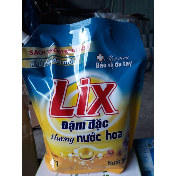 Nước giặt Lix Hương Nước Hoa Túi 3.5Kg - Tẩy Sạch Cực Mạnh Vết Bẩn - NGH07