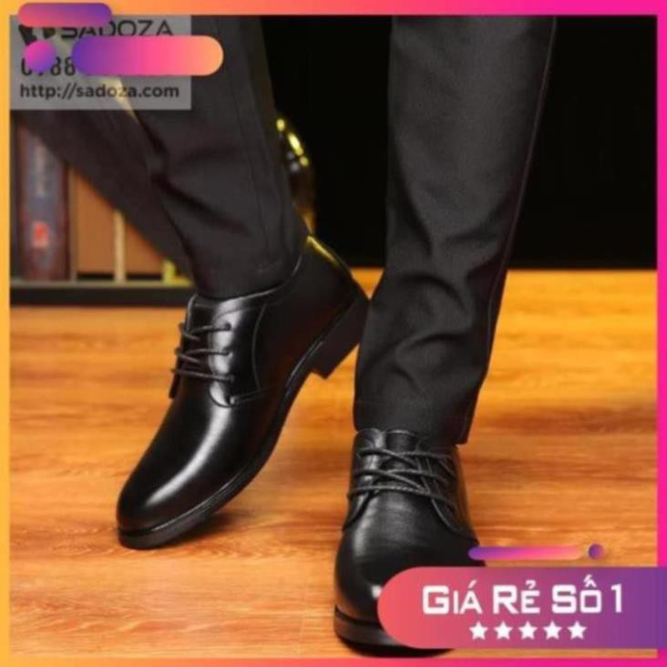 🍊 [Sale 3/3] Giày tăng chiều cao da bò thật cao cấp tự tin khẳng định bản lĩnh phái mạnh GD36 Sale 11 -op1 🍊 : _