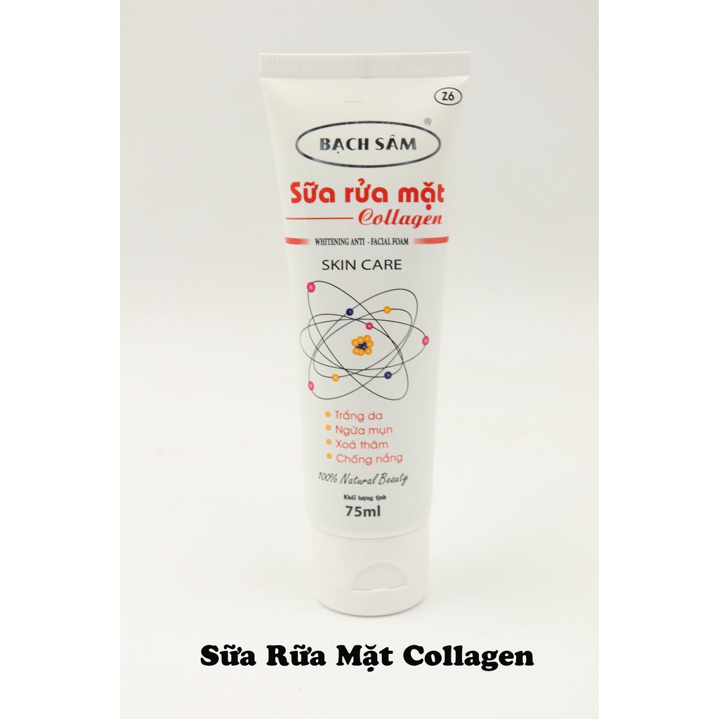 SỬA RỬA MẶT COLLAGEN BẠCH SÂM Z6