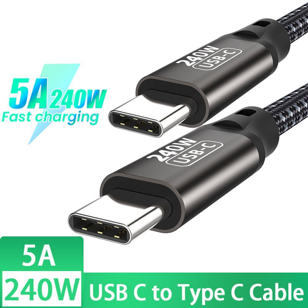 Cáp ChuyểN ĐổI Dữ LiệU USB C Sang USB Type C 48V 5A Cho Samsung Huawei