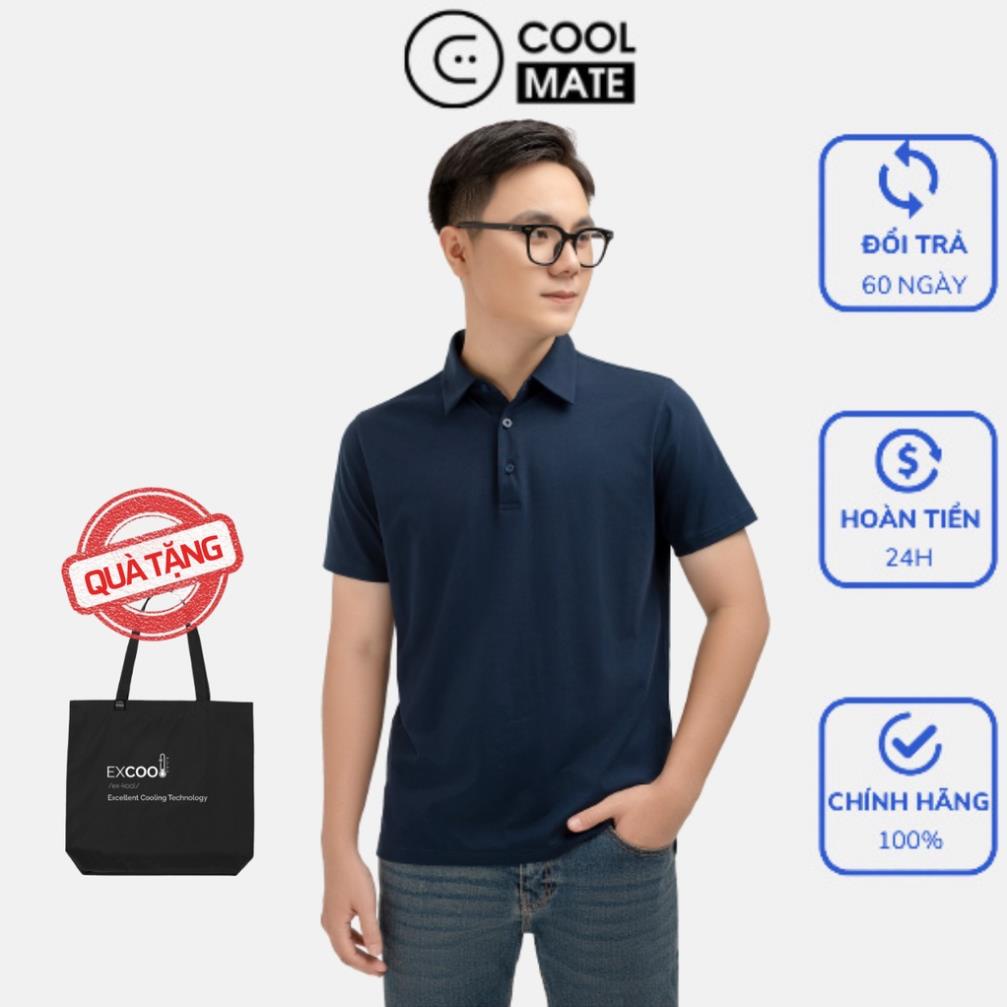 Áo Polo nam Excool khô thoáng chống nhăn  thương hiệu Coolmate