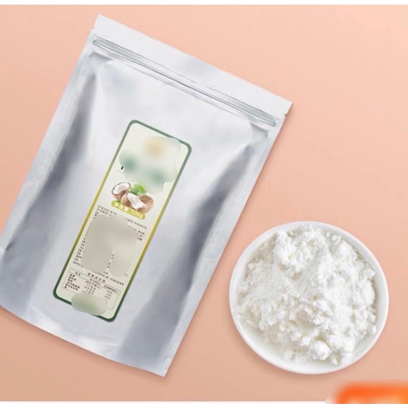 Bột cheese dừa 500g (Từ 2 gói giá 140) phủ trà sữa đánh kem dừa màu vàng CHABAIDAO