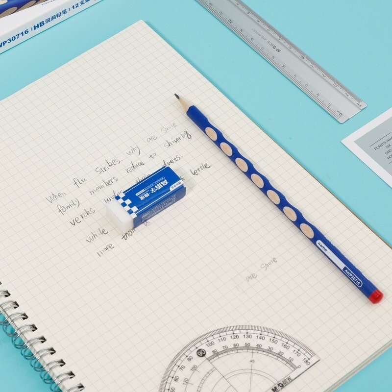 Hộp 12 cây bút chì định vị tay cầm 2B M&G